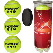 E29379 Мячи для большого тенниса "Swidon 919" 3 штуки (в тубе) 10021612