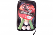 Набор для настольного тенниса (2 ракетки 3 шарика) (зеленый) T07532-3 10022222