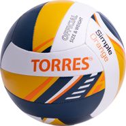 Мяч волейбольный TORRES Simple Orange V32312 размер 5
