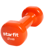 Гантель виниловая Core DB-101 2 кг, оранжевый, 2 шт Starfit УТ-00020383
