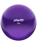 Медбол GB-703, 6 кг, фиолетовый Starfit УТ-00008277