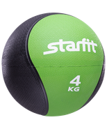 Медбол GB-702, 4 кг, зеленый Starfit УТ-00007301