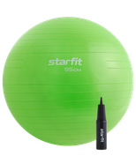 Фитбол GB-109 антивзрыв, 900 гр, с ручным насосом, зеленый, 55 см Starfit УТ-00020818