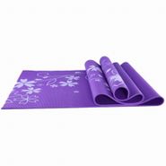 Коврик для йоги и фитнеса YL-Sports 173x61x0,4 см BB8303 с принтом, фиолетовый YL-Sports