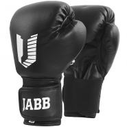 Перчатки боксерские (иск.кожа) Jabb JE-2021A черный 6 унций 358857