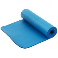Коврик для фитнеса и йоги LARSEN NBR синий 1 см 352559