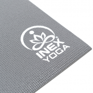 Коврик для йоги INEX Yoga Mat серый RP-YM35
