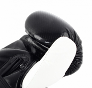 Перчатки боксерские (иск.кожа) Jabb JE-4078/US 48 черный/белый 8 унций 358912
